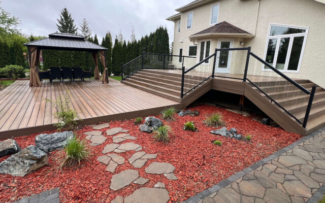 Wood Deck Installat