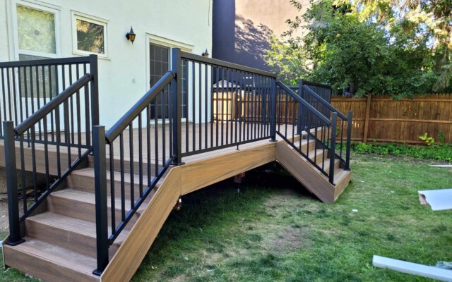 deck step and stairs